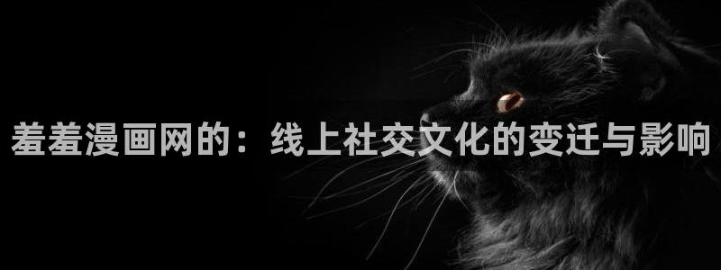动漫天堂网站入口：羞羞漫画网的：线上社交文化的变迁与影响